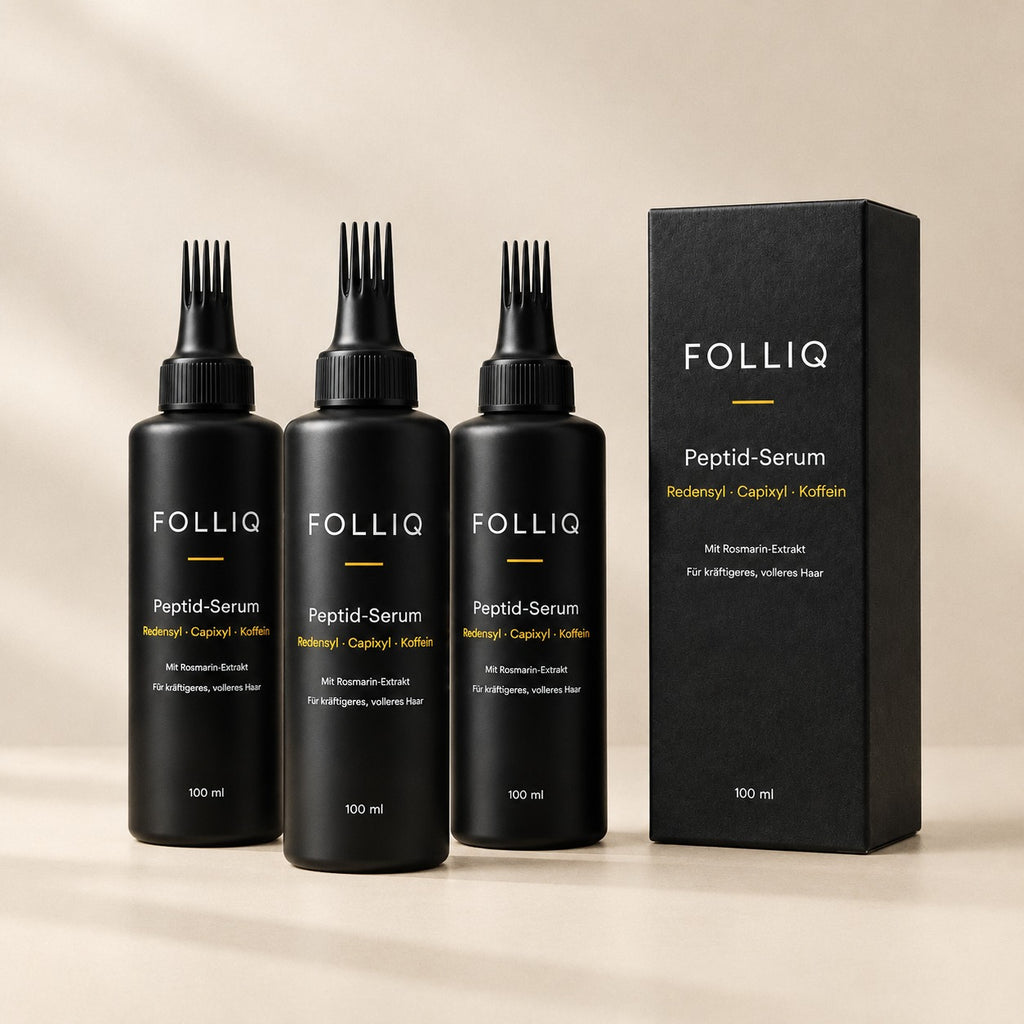 FOLLIQ Peptid-Serum – 3 Flaschen mit Verpackung