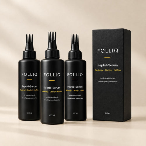 FOLLIQ Peptid-Serum – 3 Flaschen mit Verpackung