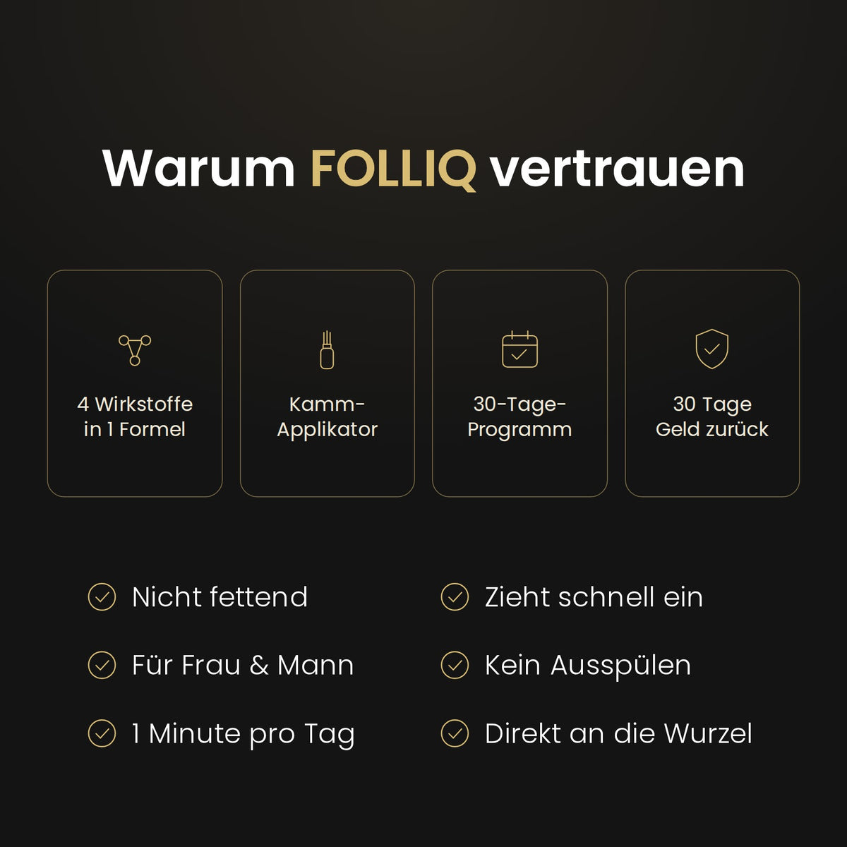 Warum FOLLIQ vertrauen